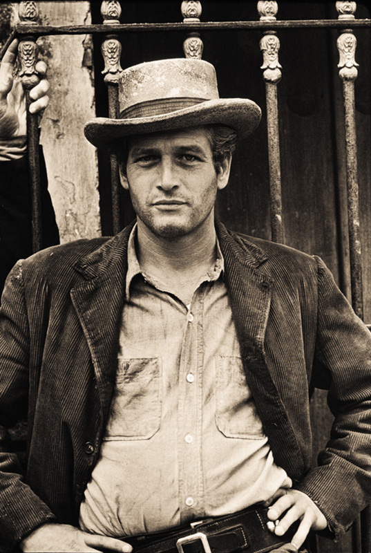 Paul Newman Portrait as Butch Cassidy, Mexico, 1968
