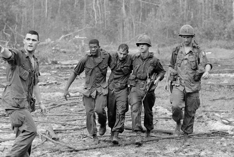 War Zone D - Rascon, Wounded 173rd Trooper, Near Bien Hoa, 1966