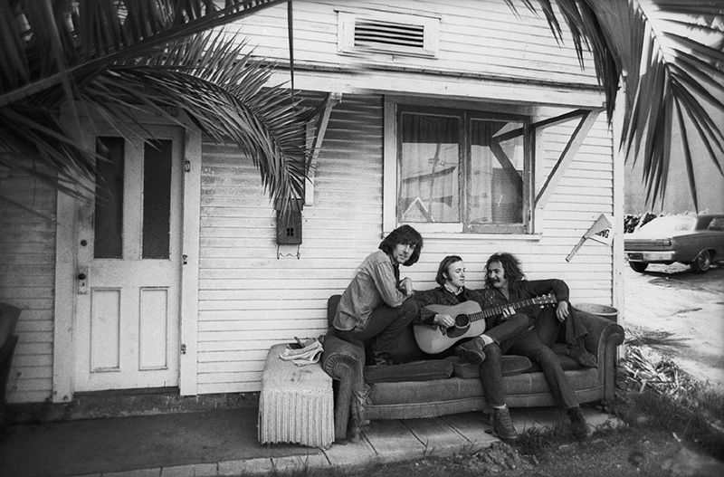 Crosby, Stills & Nash, Front Porch, Los Angeles, CA 1969