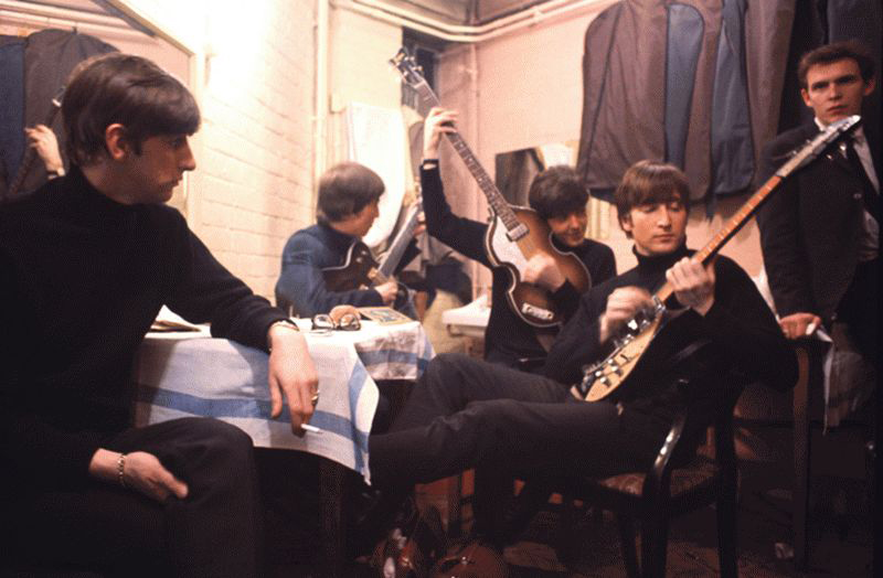 *The Beatles Backstage at the Cavern - With Neil Aspinall, Liverpool, 1963