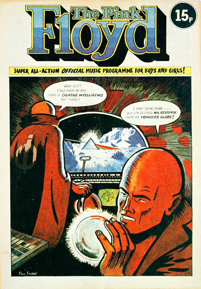 Pink Floyd, Concert Program - Comic Cover, 1974