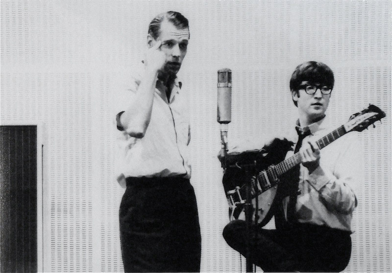 George Martin & John Lennon, Abbey Road Studios, 1963