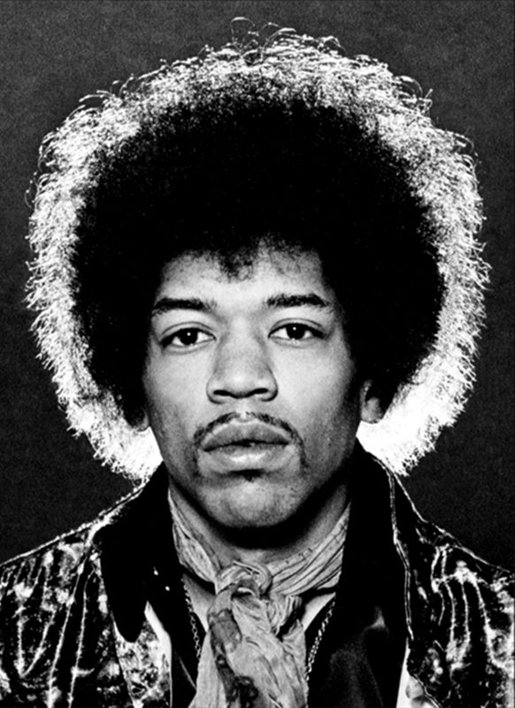 Jimi Hendrix, Voodoo Child Halo Portrait, London, 1967