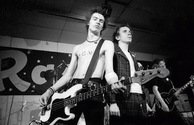 Sex Pistols, Sid and Johnny at Randys Rodeo Nightclub, San Antonio, TX, 1978