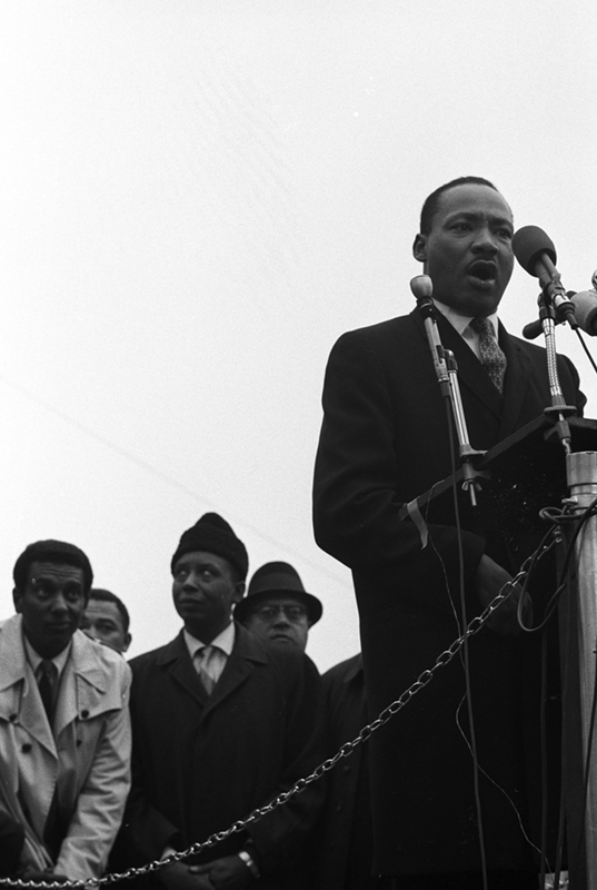 Martin Luther King Jr. Speaking at Anti-War Demonstration, NYC, 1967 (I)