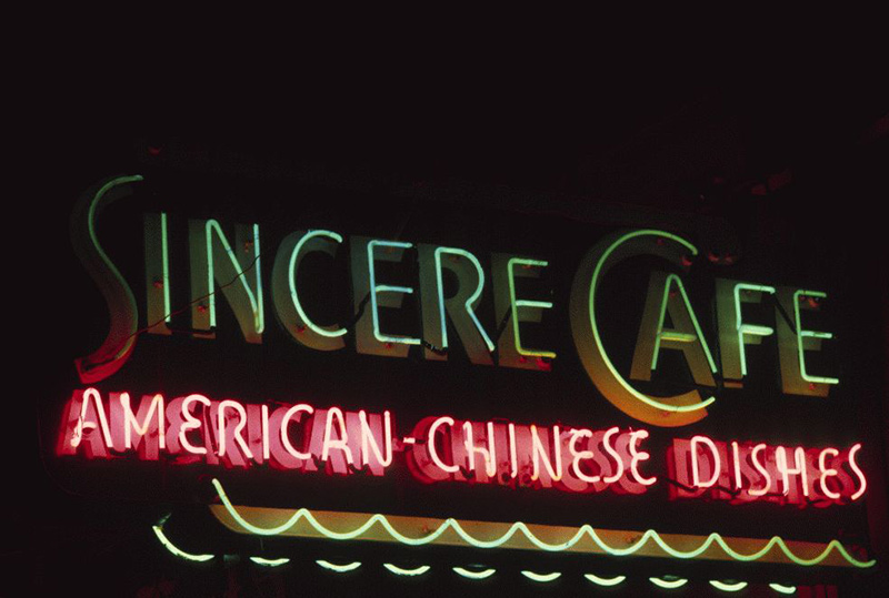 San Francisco Neon Series, Sincere Cafe, 1980