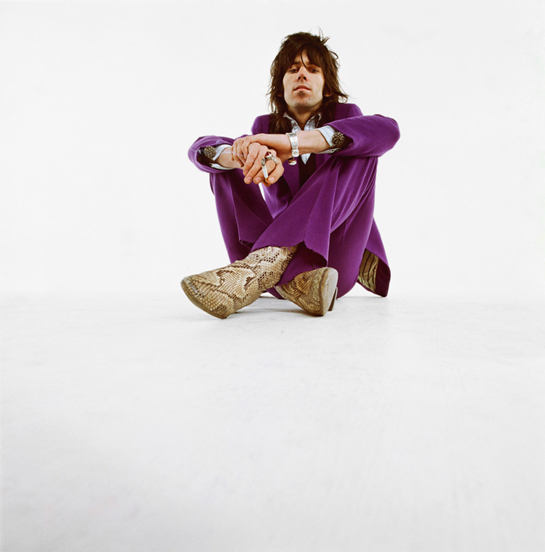 Keith Richards in Purple Suit, London, 1968