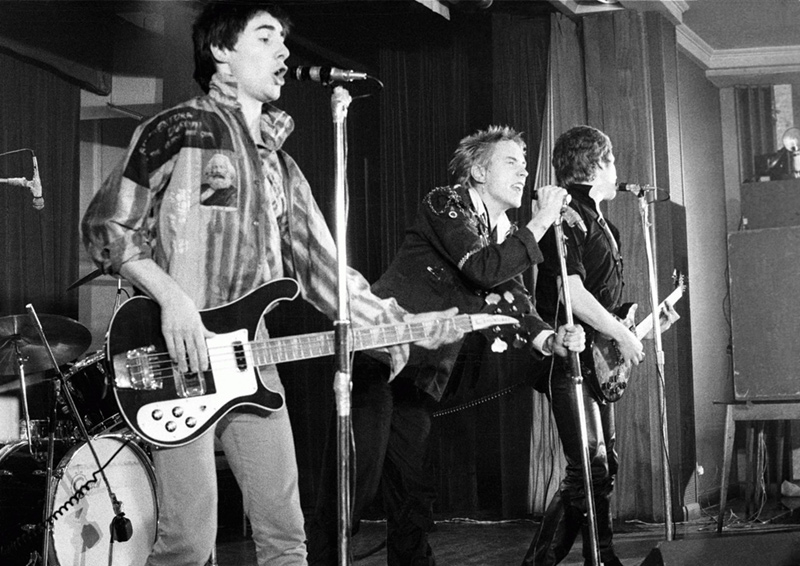 The Sex Pistols On Stage, Notre Dame Hall, London, 1976