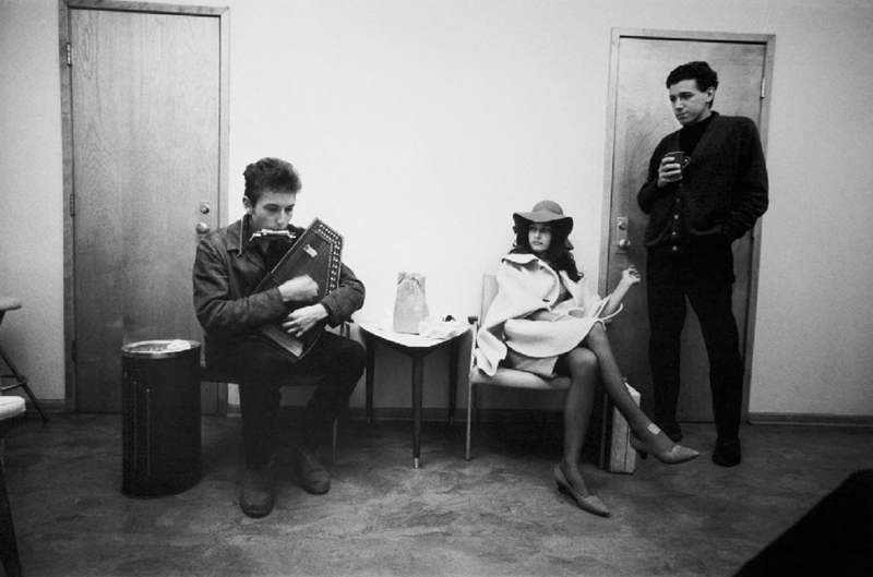 Bob Dylan Backstage with Richard and Mimi Farina, NYC, 1964