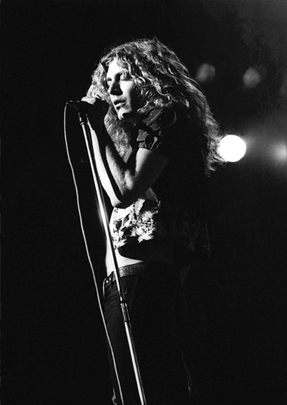 Robert Plant Performing, UK Tour, 1972