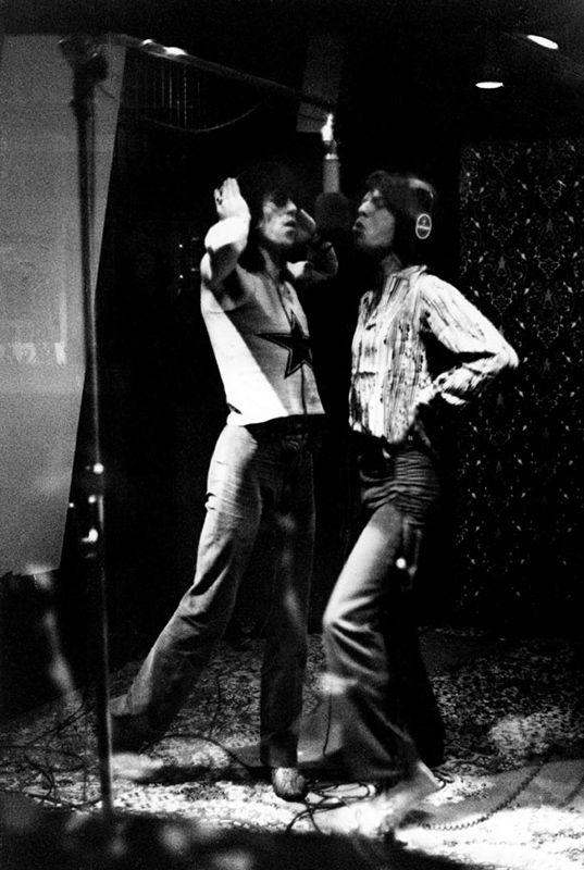 Keith Richards and Mick Jagger, Elektra Studios, 1969