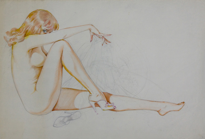 Study of a Seated Nude Woman, 1963