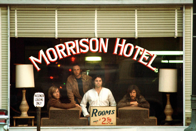 The Doors, Morrison Hotel Album Cover, Los Angeles, CA 1969