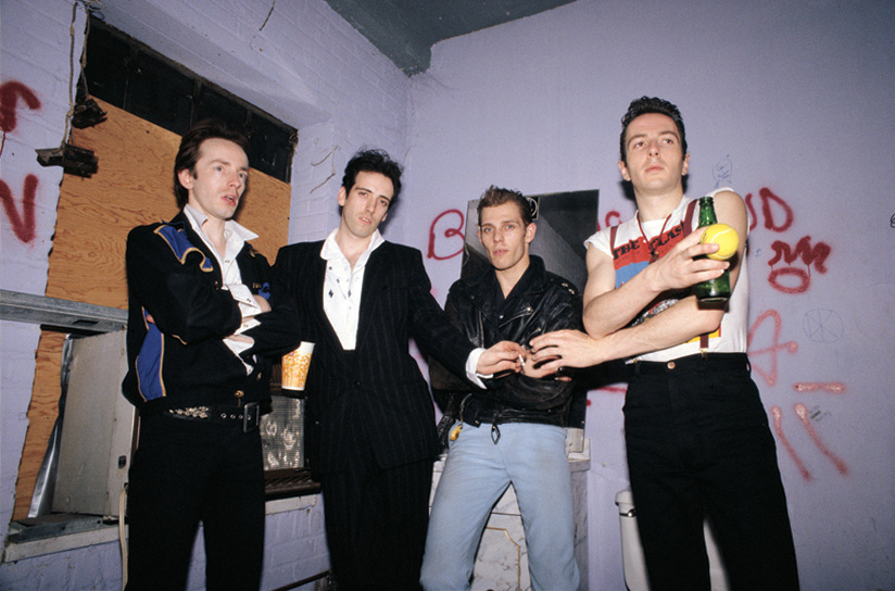 The Clash Group Portrait, Times Square, NYC, 1981