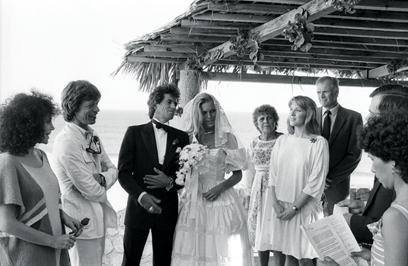Keith Richards & Patti Hansen's Wedding, Baja, Mexico, 1983