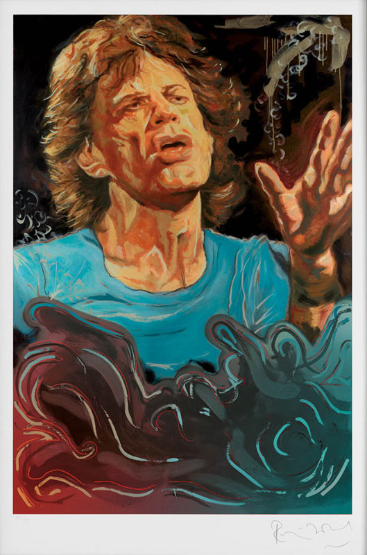 Blue Smoke - Mick Jagger, 2012 - Paper