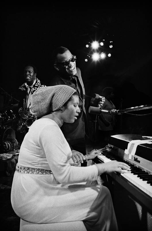 Aretha Franklin, Ray Charles, and King Curtis, Fillmore West, 1971