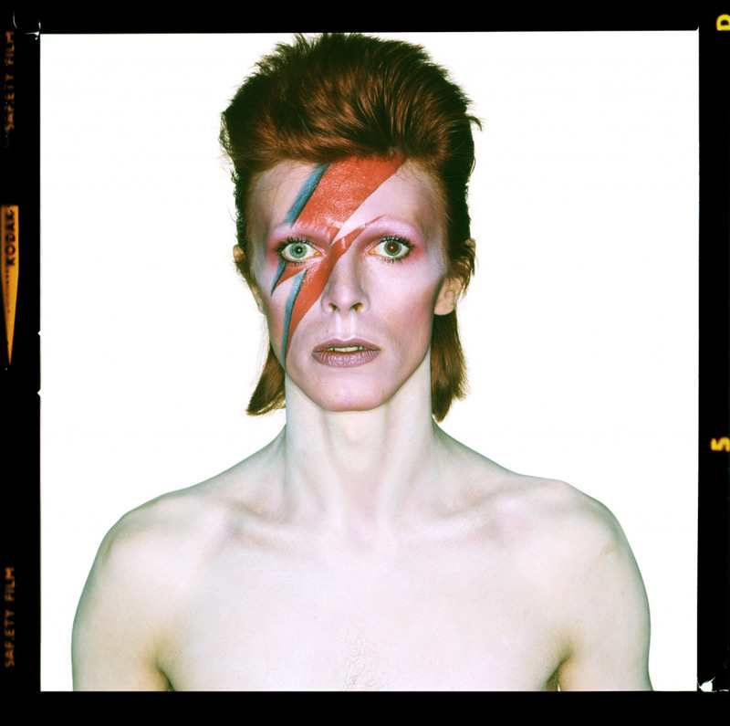 David Bowie, Aladdin Sane Eyes Open - Signed by Bowie, 1973