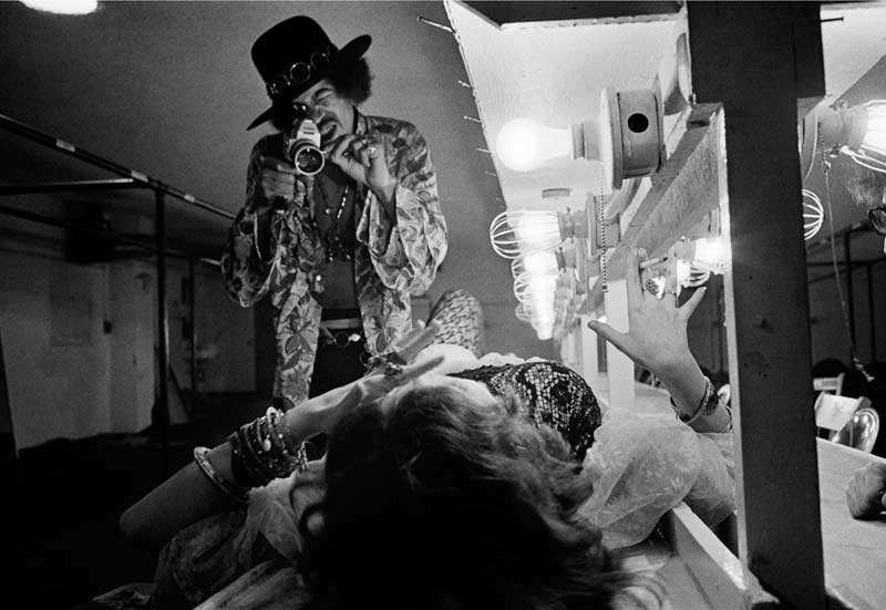 Jimi Hendrix Filming Janis Joplin, Winterland Ballroom, SF, 1968