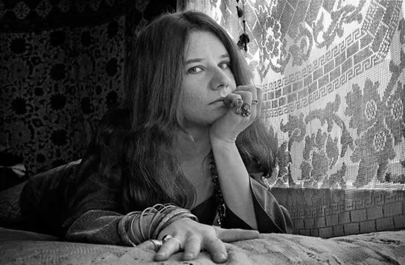 Janis Joplin on her Bed, Lyon St, San Francisco, 1968