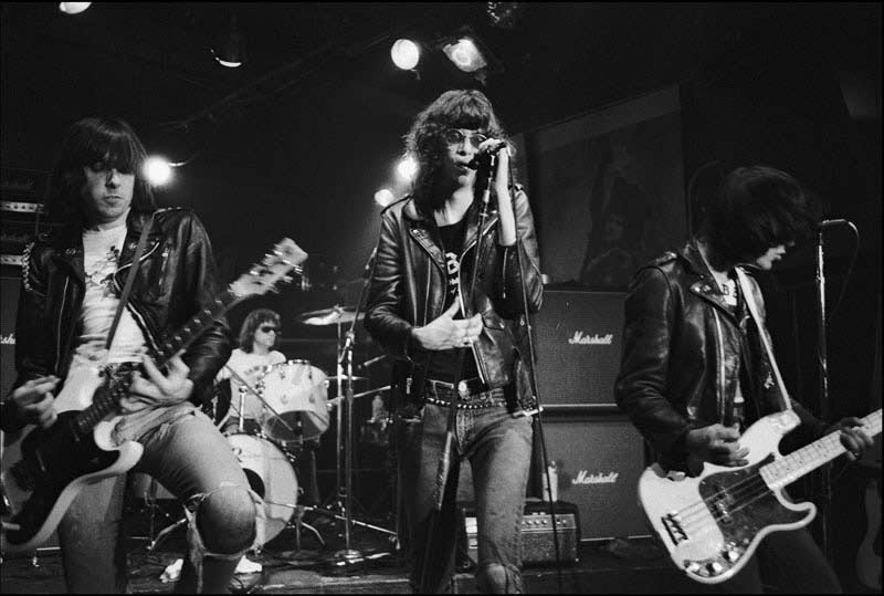 The Ramones Performing at CBGB, NYC, 1977