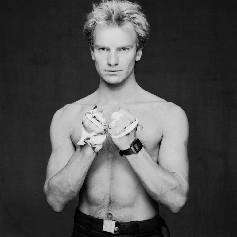 Sting, Shirtless Portrait, 1983