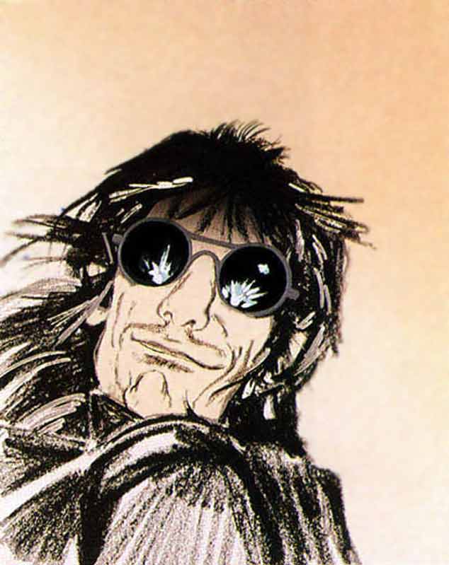 Ronnie Wood Self-Portrait II (Cream), 1991