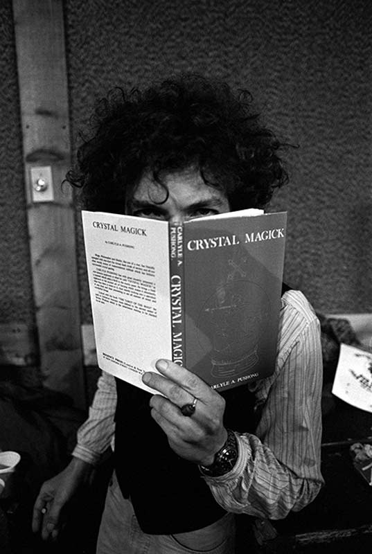 Bob Dylan Reading Crystal Magick, NY Rehearsals, 1975