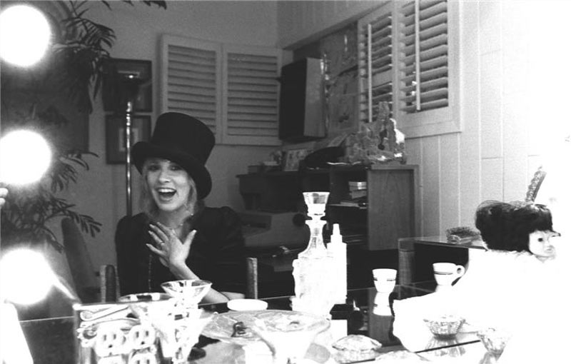 Stevie Nicks, Dressing Room Top Hat, Venice Beach, 1981