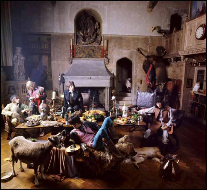 The Rolling Stones - The End of the Banquet, Beggars Banquet Album Cover Shoot, London, 1968