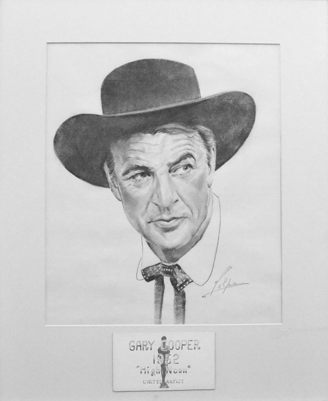 Gary Cooper - High Noon, 1952 Artwork | San Francisco Art Exchange