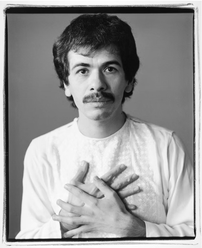 Carlos Santana (Portrait in White), San Francisco, 1972