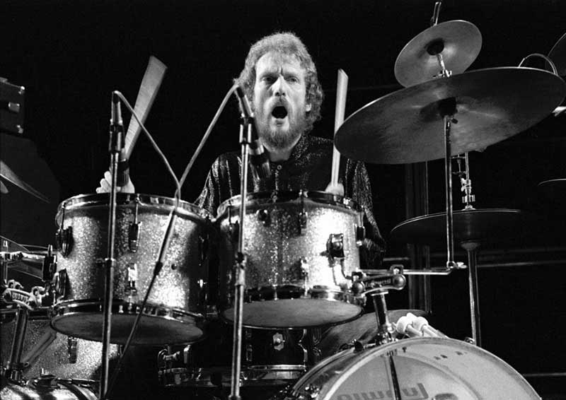 Ginger Baker Performing, Rainbow Theatre, 1974