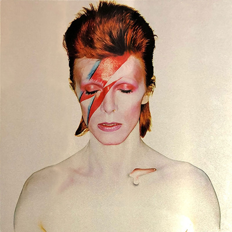 David Bowie, Aladdin Sane Album Cover, 1973 - CHROMALUXE