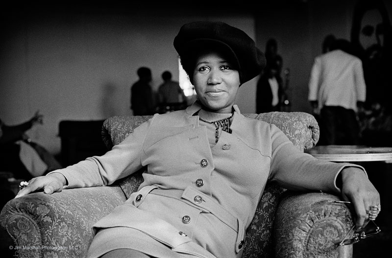 Aretha Franklin Backstage at Fillmore West, 1971