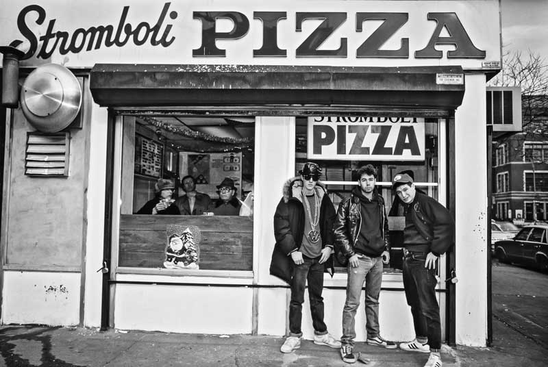 Beastie Boys, Stromboli Pizza II, 1987 (BW)