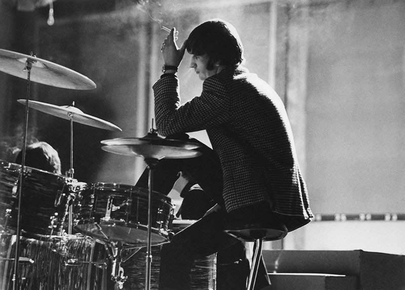 Ringo Starr at his Drums, London, c.1960s