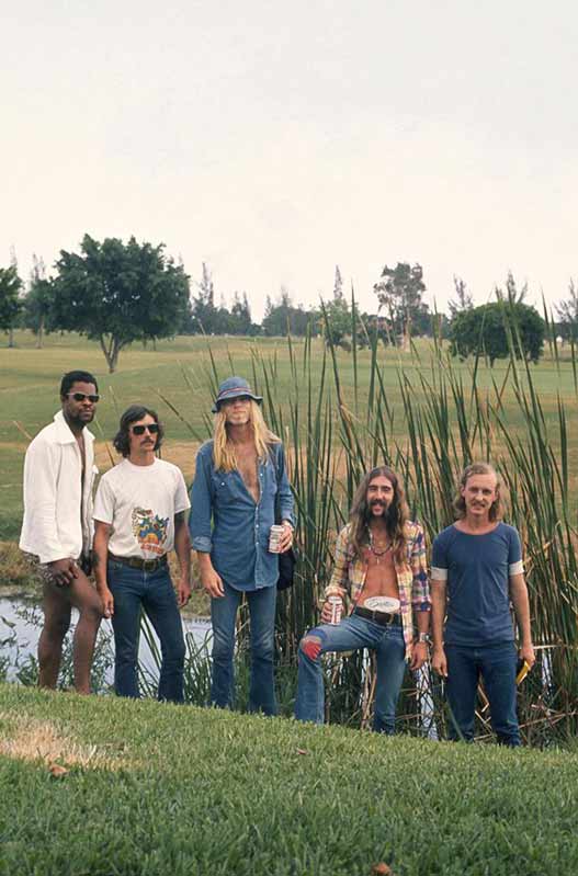 The Allman Brothers Taking a Pit Stop, Florida, July, 1972