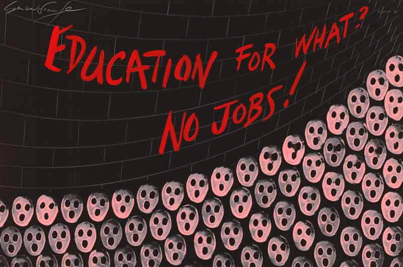 Education For What? No Jobs!, 1981