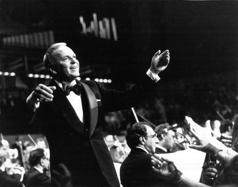 Frank Sinatra Conducting Orchestra, Royal Festival Hall, London, 1980