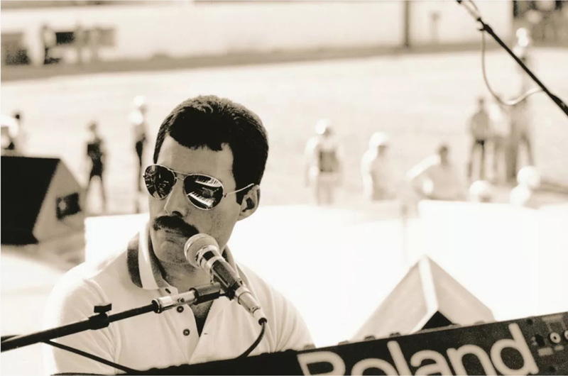 Freddie Mercury Sound Check, Mexico, 1981