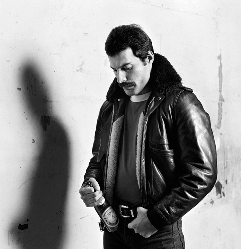 Freddie Mercury with Augustiner Beer, Munich, 1981