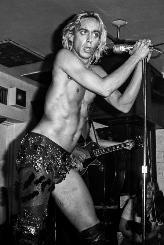 Iggy Pop Onstage, New York City, 1973