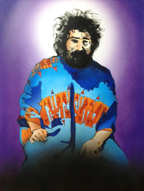 The Grateful Dead, Workingman's Dead Album Back Cover Jerry Garcia Portrait, 2015