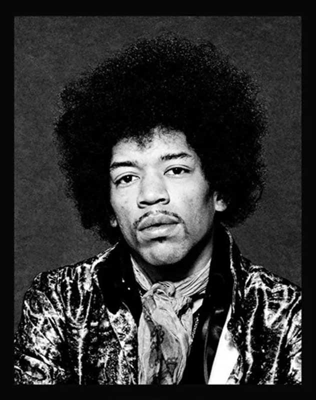 Jimi Hendrix, Voodoo Child Afro Portrait, London, 1967