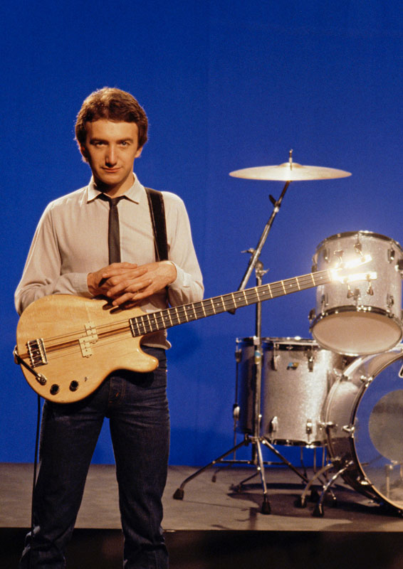 John Deacon with Bass Guitar, London, 1980