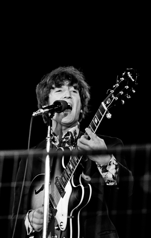 John Lennon Performing, Candlestick Park, San Francisco, 1966
