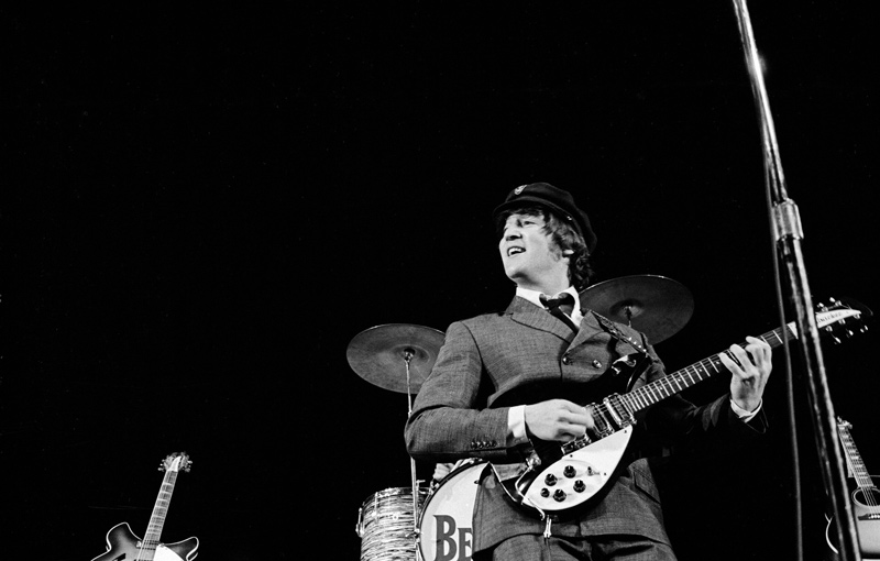 John Lennon Performing, Cow Palace, San Francisco, 1965
