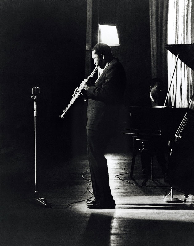 John Coltrane Playing Soprano Sax On Stage, London, 1960