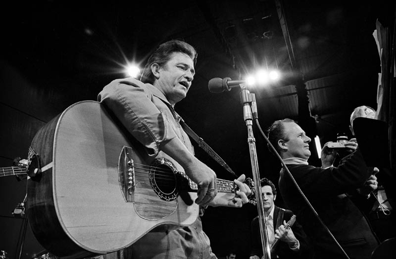 Johnny Cash Soundcheck at San Quentin Prison, San Quentin, CA 1969